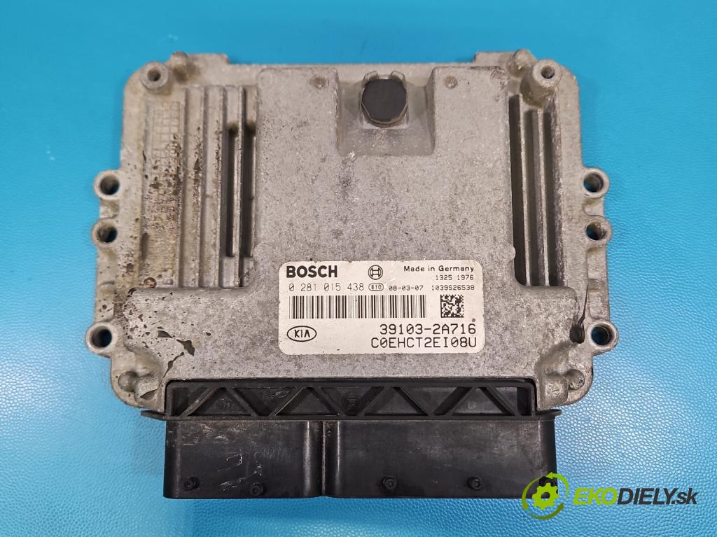 Kia Ceed I 2006-2012 1.6 crdi 114 HP automatic 84 kW 1582 cm3 5- riadiaca jednotka motora 0281015438