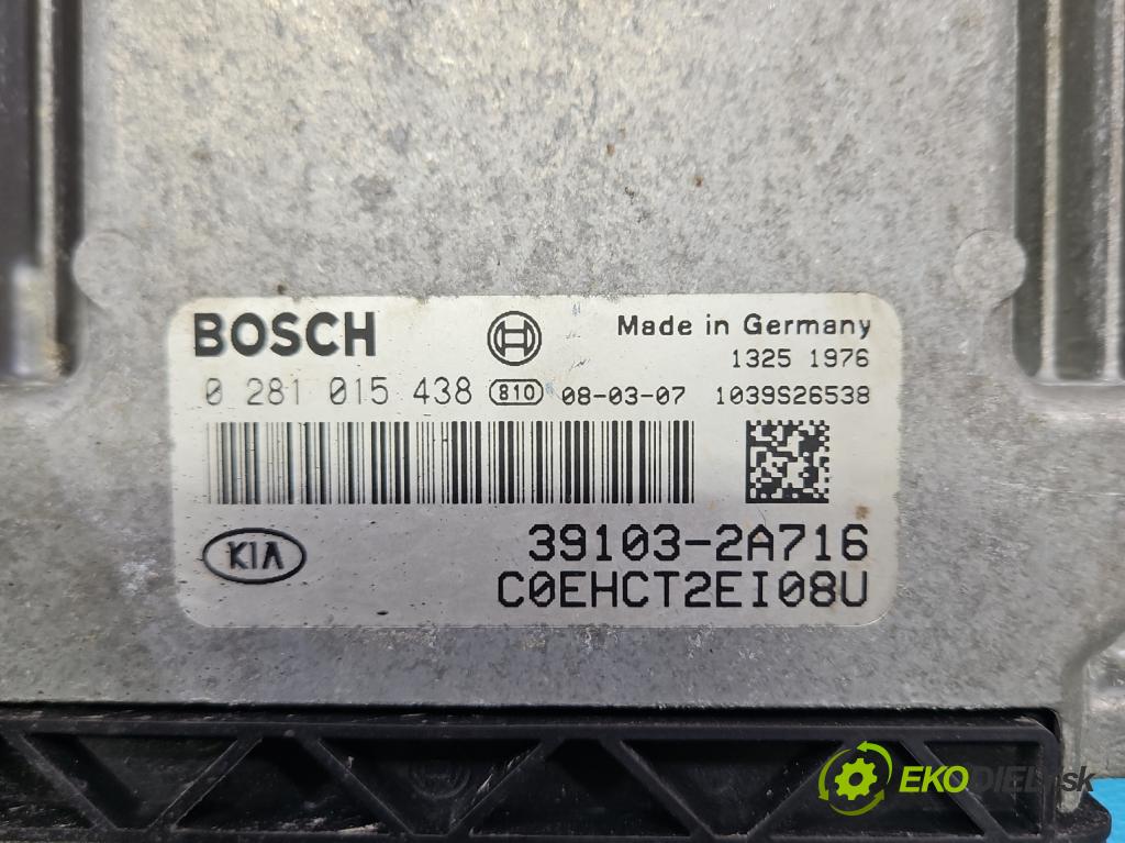 Kia Ceed I 2006-2012 1.6 crdi 114 HP automatic 84 kW 1582 cm3 5- riadiaca jednotka motora 0281015438
