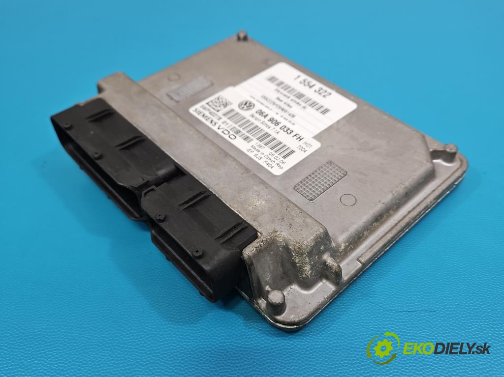 Seat Altea 1.6b 102 HP manual 75 kW 1595 cm3 5- riadiaca jednotka motora 06A906033FH