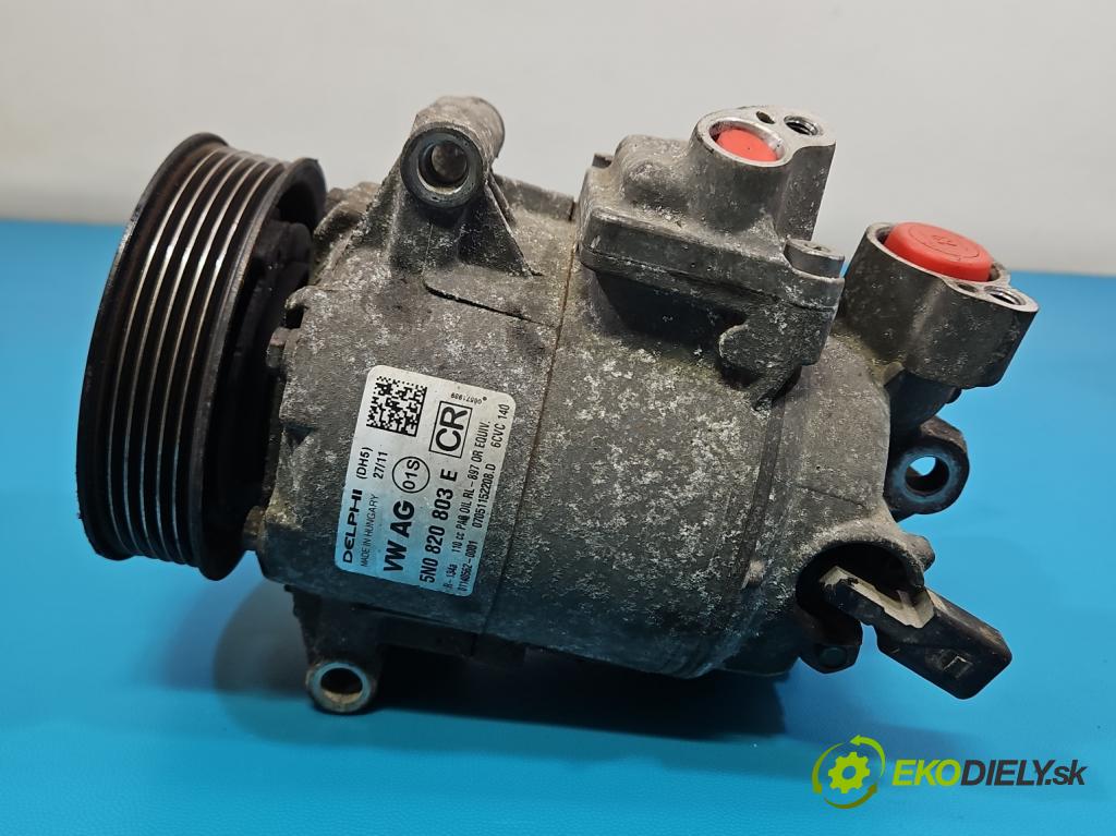Seat Altea 1.6b 102 HP manual 75 kW 1595 cm3 5- Kompresor: klimatizácie 5N0820803E (Kompresor klimatizácie)