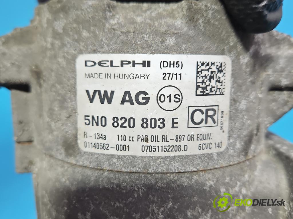 Seat Altea 1.6b 102 HP manual 75 kW 1595 cm3 5- Kompresor: klimatizácie 5N0820803E (Kompresor klimatizácie)