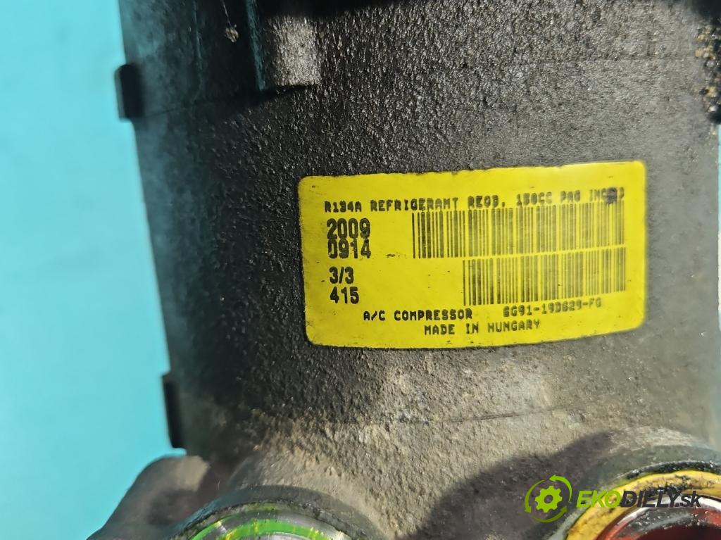 Ford S-max I 2006-2015 2.2 tdci 175 hp manual 129 kW 2179 cm3 5- Kompresor: klíma 6G91-19D629-FG (Kompresor klimatizace)