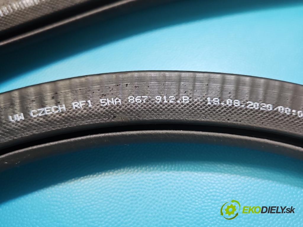 Vw Tiguan II 2016-2024 1.5 TSI 150 hp automatic 110 kW 1498 cm3 5- Těsnění: dveře přední pravé 5NA867912B