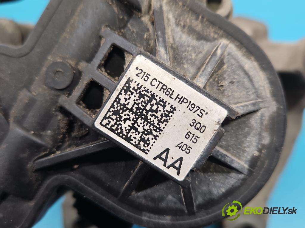 Vw Tiguan II 2016-2024 1.5 TSI 150 hp automatic 110 kW 1498 cm3 5- brzdič zadní levý 3Q0615405 (Klika dveří ostatní)