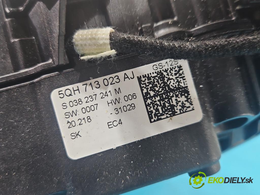 Vw Tiguan II 2016-2024 1.5 TSI 150 HP automatic 110 kW 1498 cm3 5- Páka: Změny: stupeň,rýchlosť 5QH713023AJ (Rýchlostná páka (kulisa))