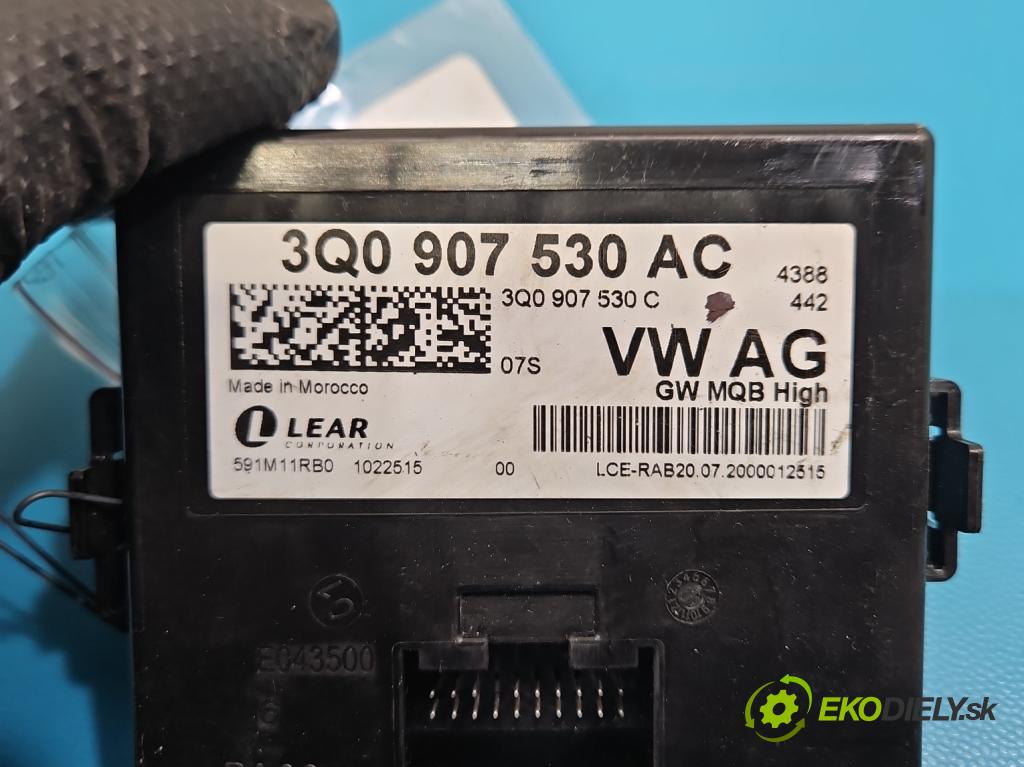 Vw Tiguan II 2016-2024 1.5 TSI 150 HP automatic 110 kW 1498 cm3 5- riadiaca jednotka ostatné 3Q0907530AC