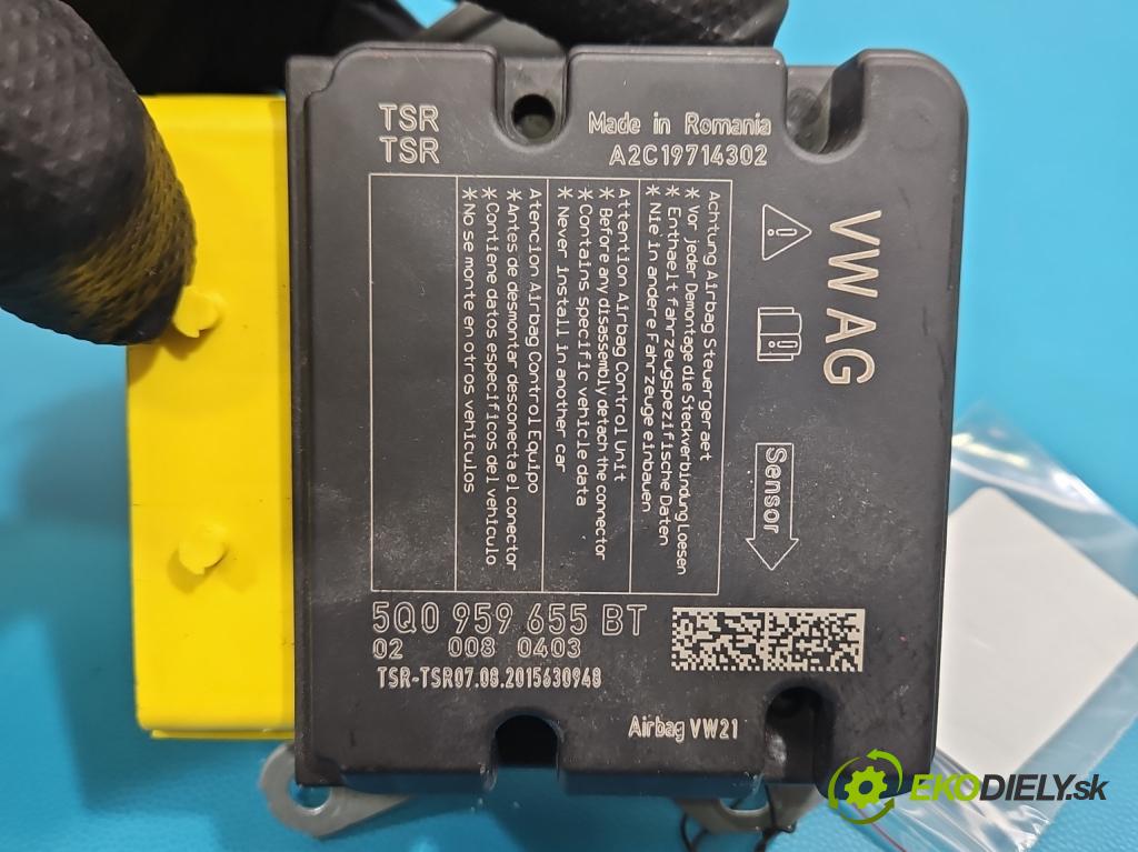 Vw Tiguan II 2016-2024 1.5 TSI 150 HP automatic 110 kW 1498 cm3 5- riadiaca jednotka vankúše: 5Q0959655BT