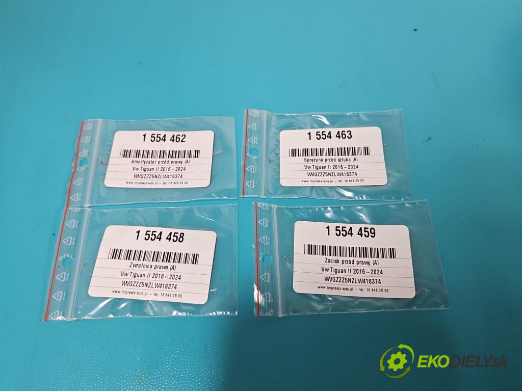 Vw Tiguan II 2016-2024 1.5 TSI 150 HP automatic 110 kW 1498 cm3 5- brzdič predné pravý  (Kľučka dverí ostatné)