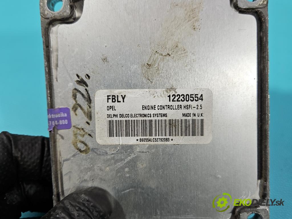 Opel Meriva A 2002-2010 1.6 16V 101 HP manual 74 kW 1598 cm3 5- riadiaca jednotka motora 12230554