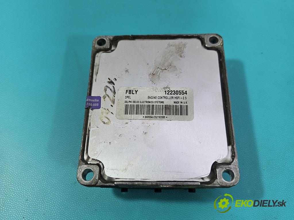 Opel Meriva A 2002-2010 1.6 16V 101 HP manual 74 kW 1598 cm3 5- riadiaca jednotka motora 12230554