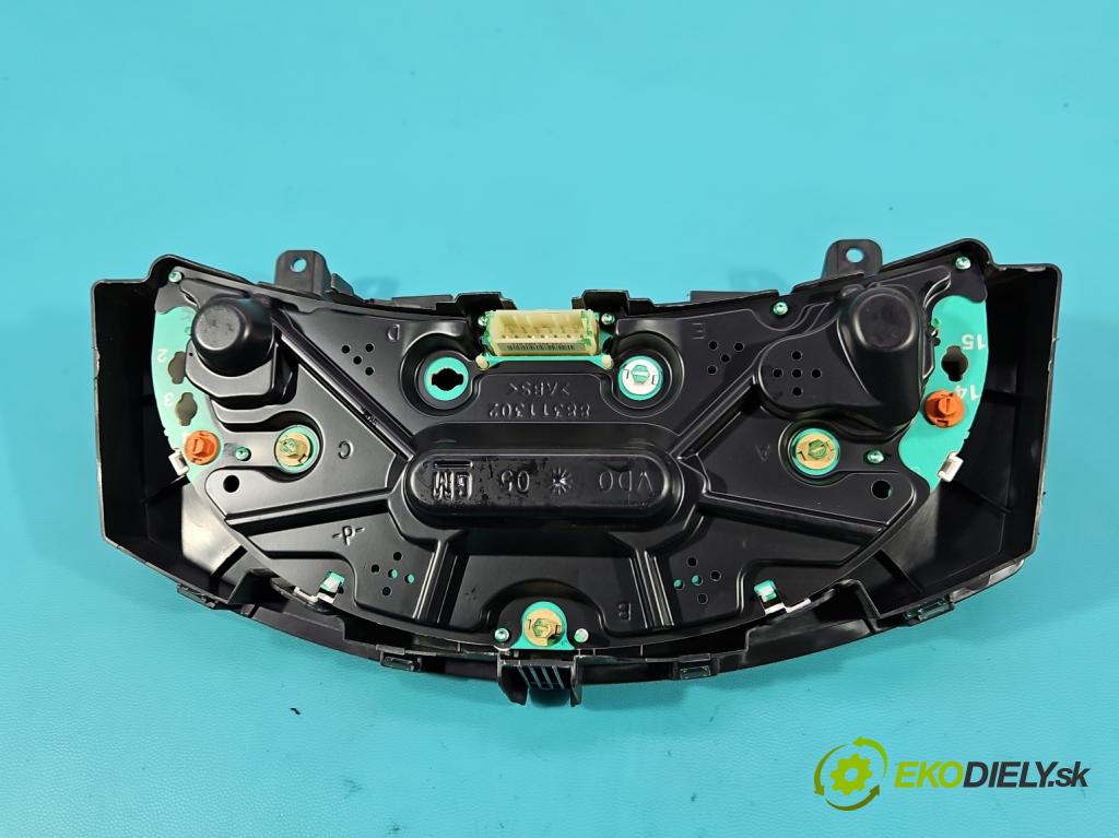 Opel Meriva A 2002-2010 1.6 16V 101 hp manual 74 kW 1598 cm3 5- řídící jednotka motoru 12230554