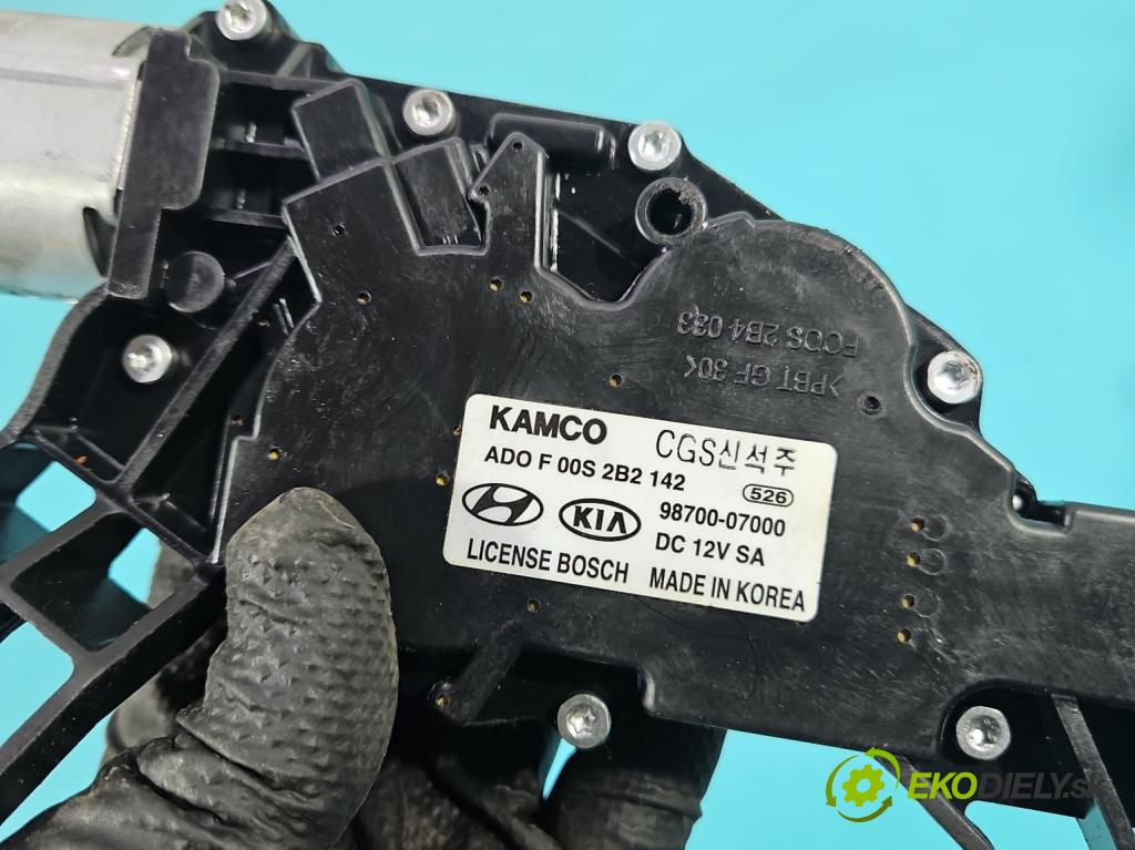 Kia Picanto I 2003-2011 1.1 65 hp manual 47.8 kW 1086 cm3 5- motor stěrače zadní 98700-07000