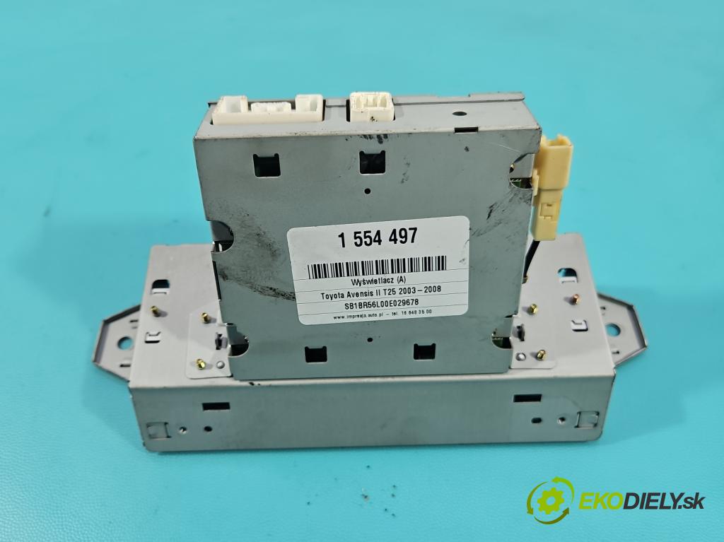 Toyota Avensis II T25 2003-2008 1.8 vvti 129 HP manual 95 kW 1794 cm3 4- Zobrazit:  (Prístrojová doska)