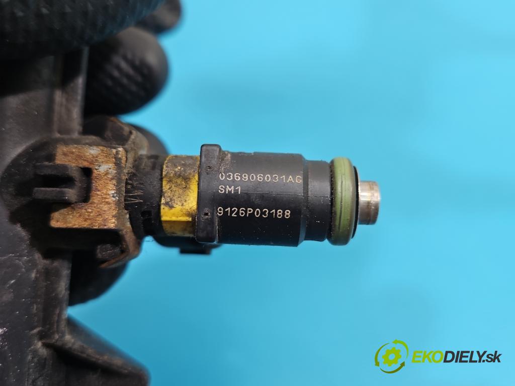 Seat Ibiza IV 6J 2008-2017 1.4 16V 86 HP manual 63 kW 1390 cm3 3- vstrek 036133320 (Vstrekovač paliva)