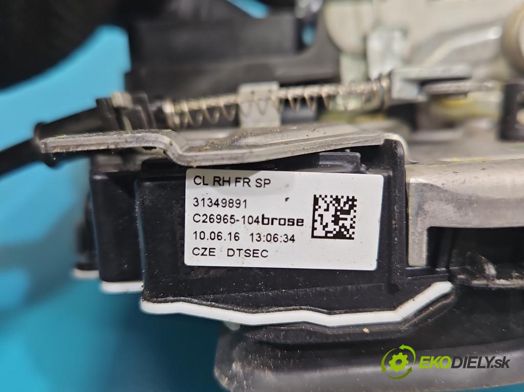 Volvo S90 II 2016- 2.0 T 320KM automatic 235 kW 1969 cm3 4- zámok predné pravý 31349891