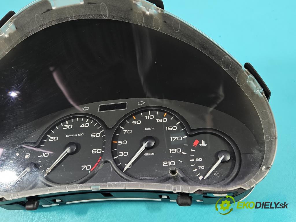 Peugeot 206 1.1 8V 60 hp manual 44 kW 1124 cm3 5- Přístrojová deska 9634961180 (Přístrojová deska)