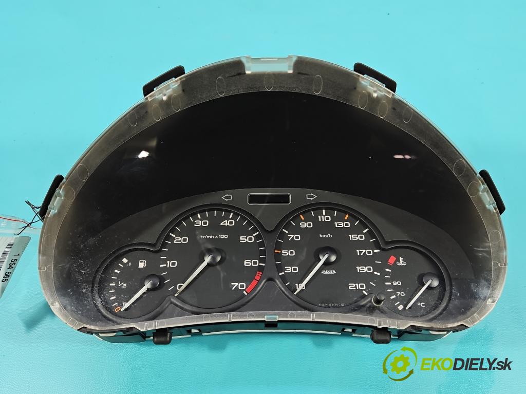 Peugeot 206 1.1 8V 60 hp manual 44 kW 1124 cm3 5- Přístrojová deska 9634961180 (Přístrojová deska)