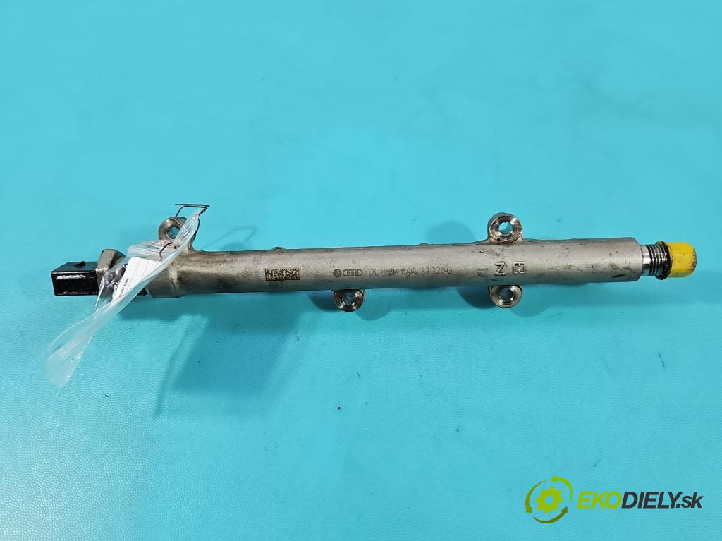 Skoda Fabia III 2014- 2021 1.0 TSI 95 HP manual 70 kW 999 cm3 5- lišta vstrekovacia 04G133320G (Vstrekovacia lišta)