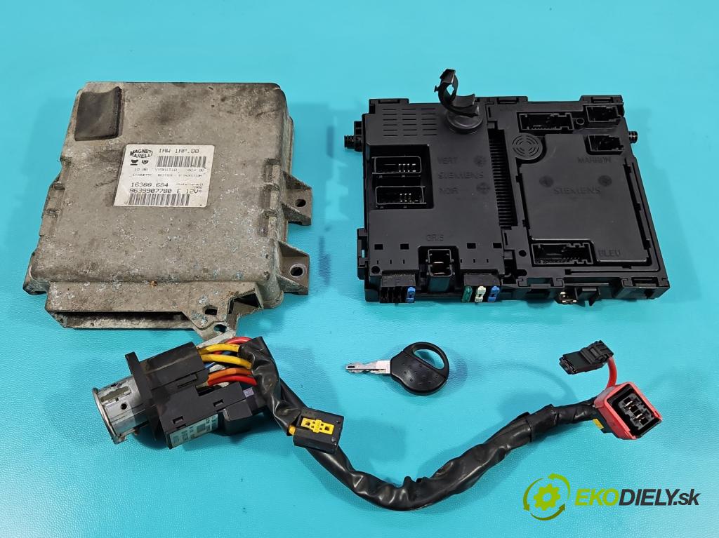 Peugeot 206 1.1 8V 60 HP manual 44 kW 1124 cm3 5- riadiaca jednotka motora IAW 1AP.80