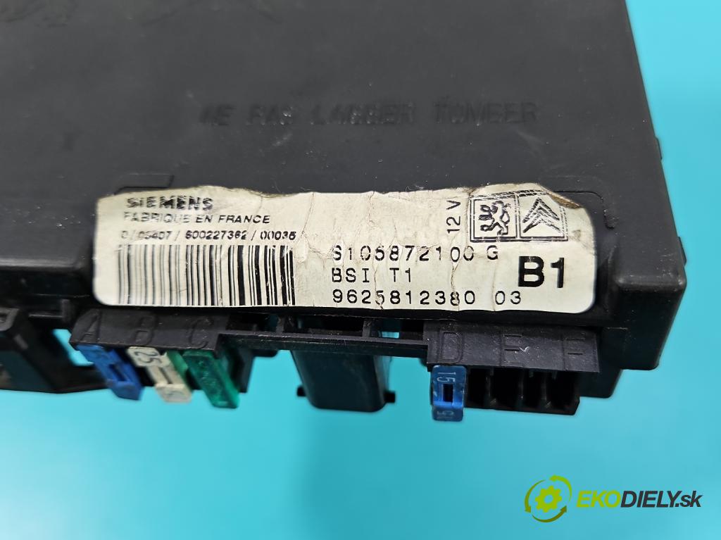 Peugeot 206 1.1 8V 60 hp manual 44 kW 1124 cm3 5- řídící jednotka motoru IAW 1AP.80