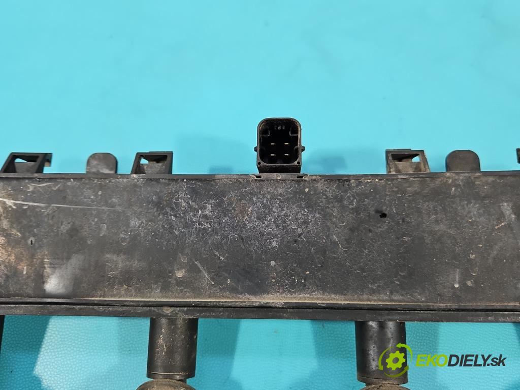 Peugeot 206 1.1 8V 60 hp manual 44 kW 1124 cm3 5- cívka zapalovací 9628158580 (Zážehová cívka)