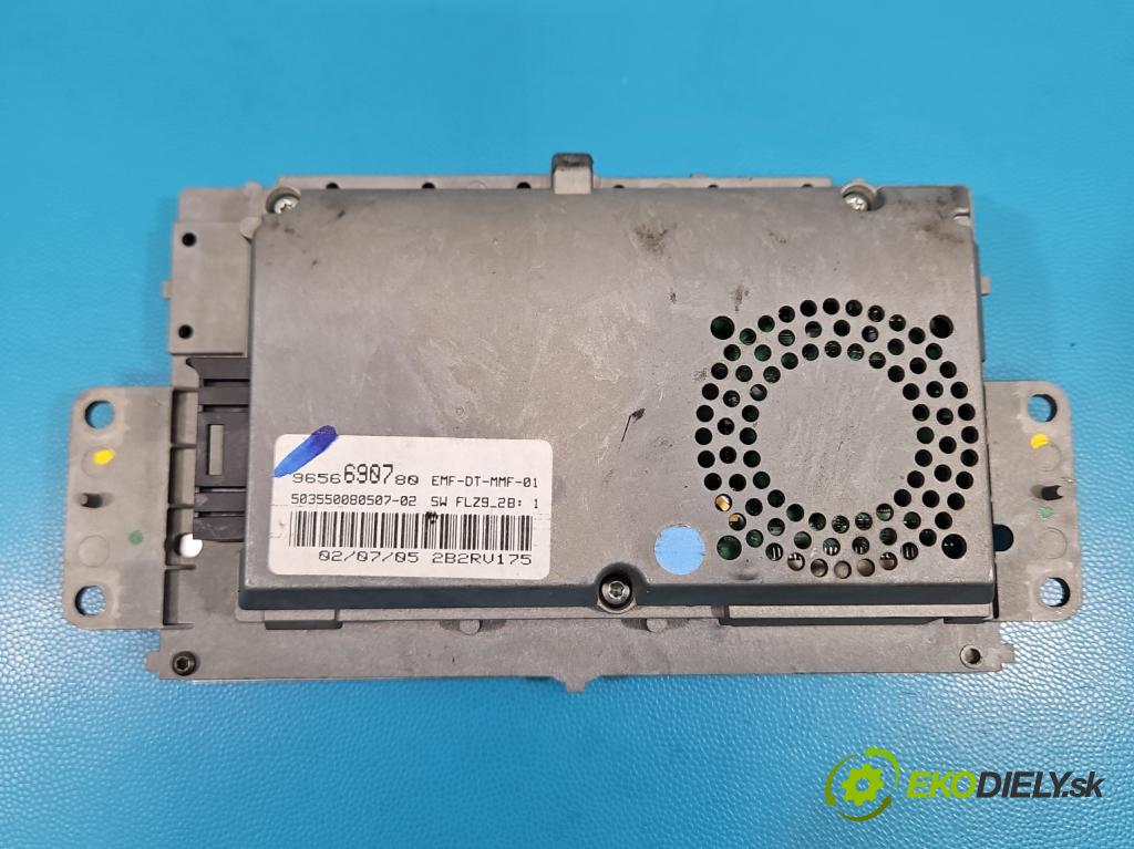 Peugeot 407 2.0 HDI 136 HP manual 100 kW 1997 cm3 5- Zobrazit: 9656690780 (Prístrojová doska)