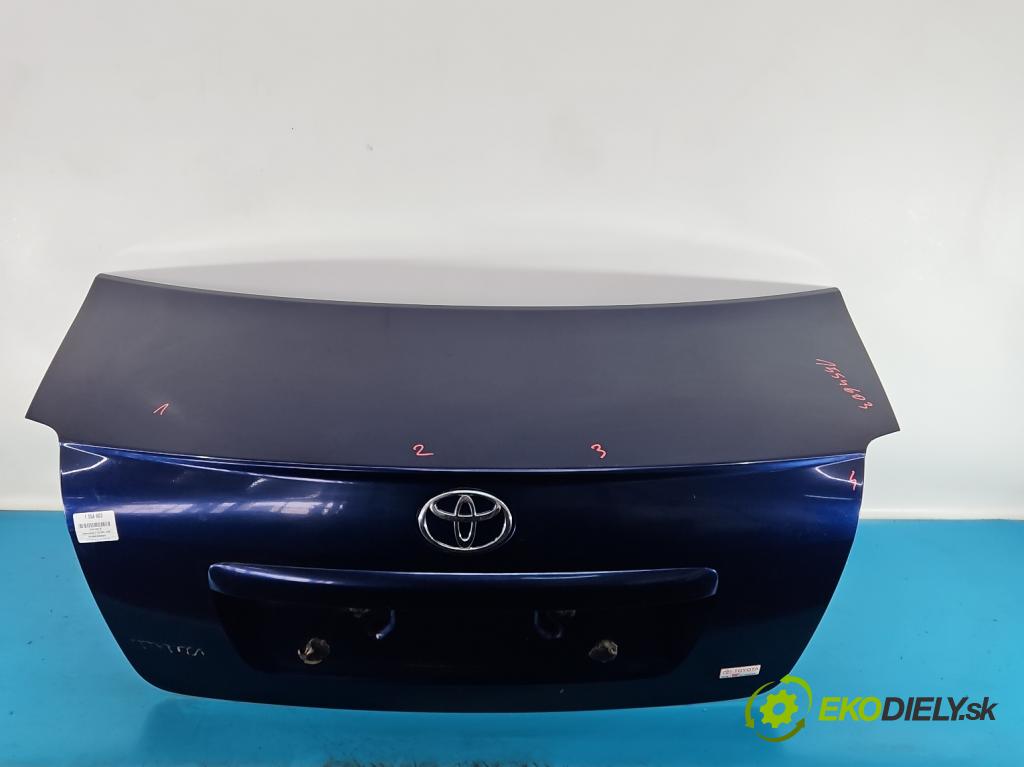 Toyota Avensis II T25 2003-2008 1.8 vvti 129 hp manual 95 kW 1794 cm3 4- zadní kufrové dveře  (Zadní kapota (kufr))