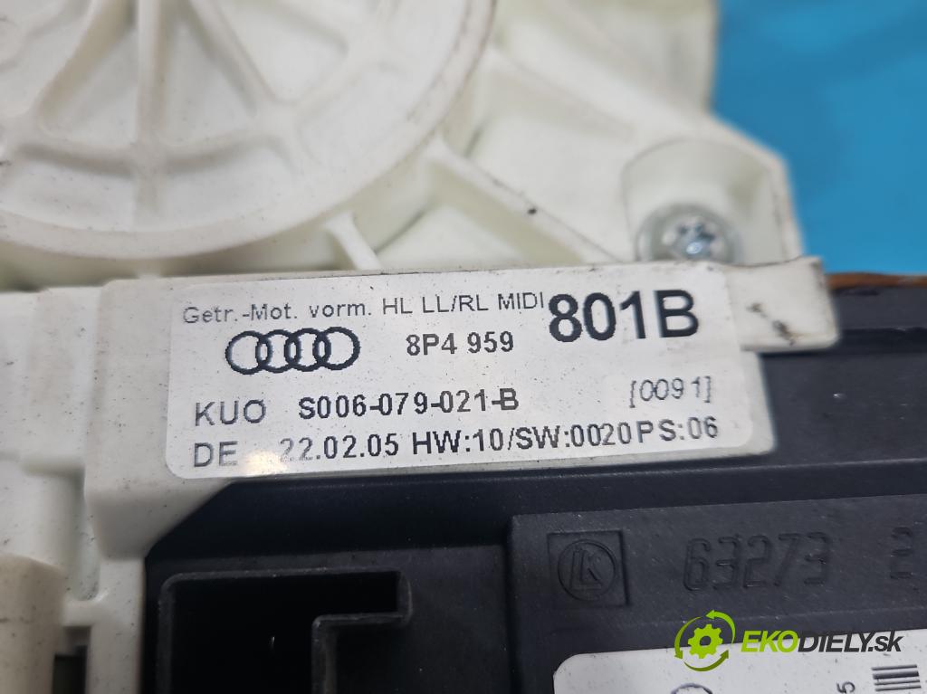 Audi A3 8P 2003-2012 2.0 tdi 140 HP manual 103 kW 1968 cm3 5- mechanizmus okna zadné ľavý 8P4959801B