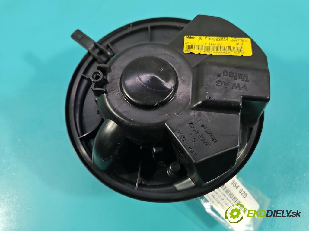 Audi A3 8P 2003-2012 2.0 tdi 140 HP manual 103 kW 1968 cm3 5- ventilátor vzduchu 1K1820015C