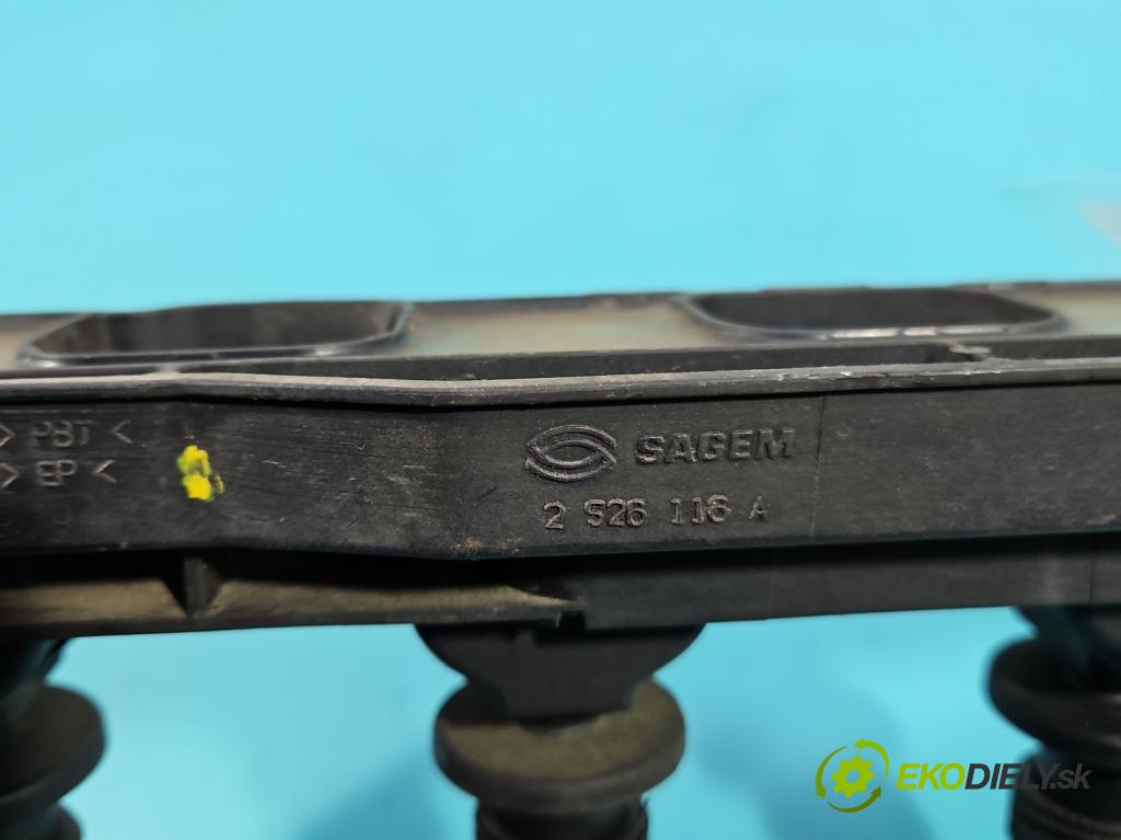 Opel Meriva A 2002-2010 1.8 16V 125 HP manual 92 kW 1796 cm3 5- cievka zapaľovacia 90536194 (Zapaľovacia cievka)