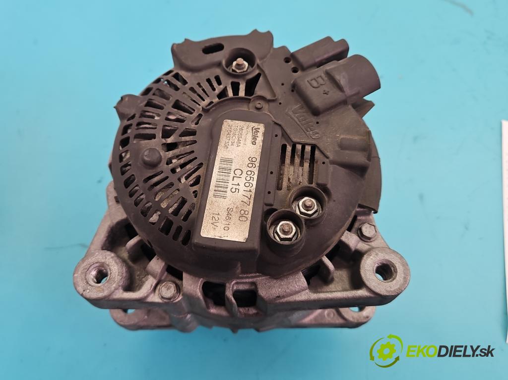 Citroen C2 1.4 hdi 68 HP manual 50 kW 1398 cm3 3- Alternator 9665617780 (Alternátor)