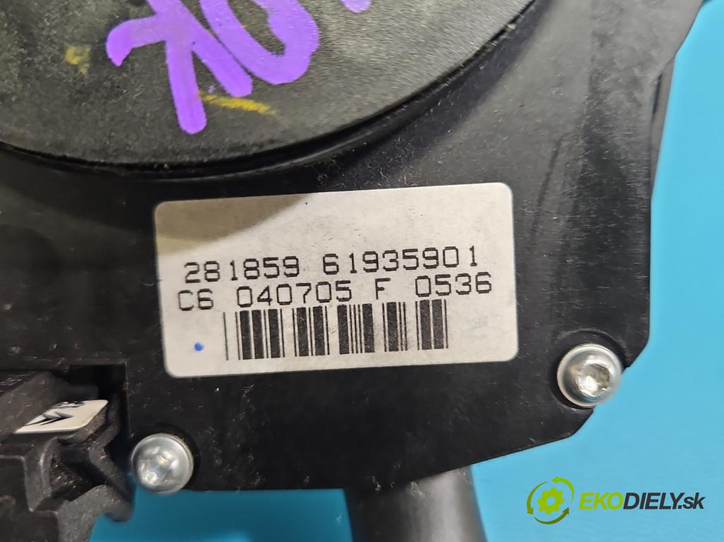 Peugeot 407 2.0 HDI 136hp manual 100 kW 1997 cm3 5- Přepínač sdružený 96592428XT (Páčky pod volantem)