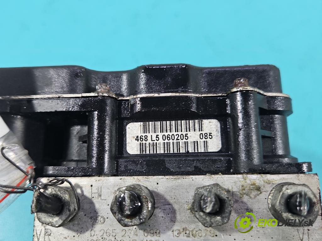 Opel Meriva A 2002-2010 1.8 16V 125 HP manual 92 kW 1796 cm3 5- čerpadlo abs 0265950350 (Pumpa ABS)