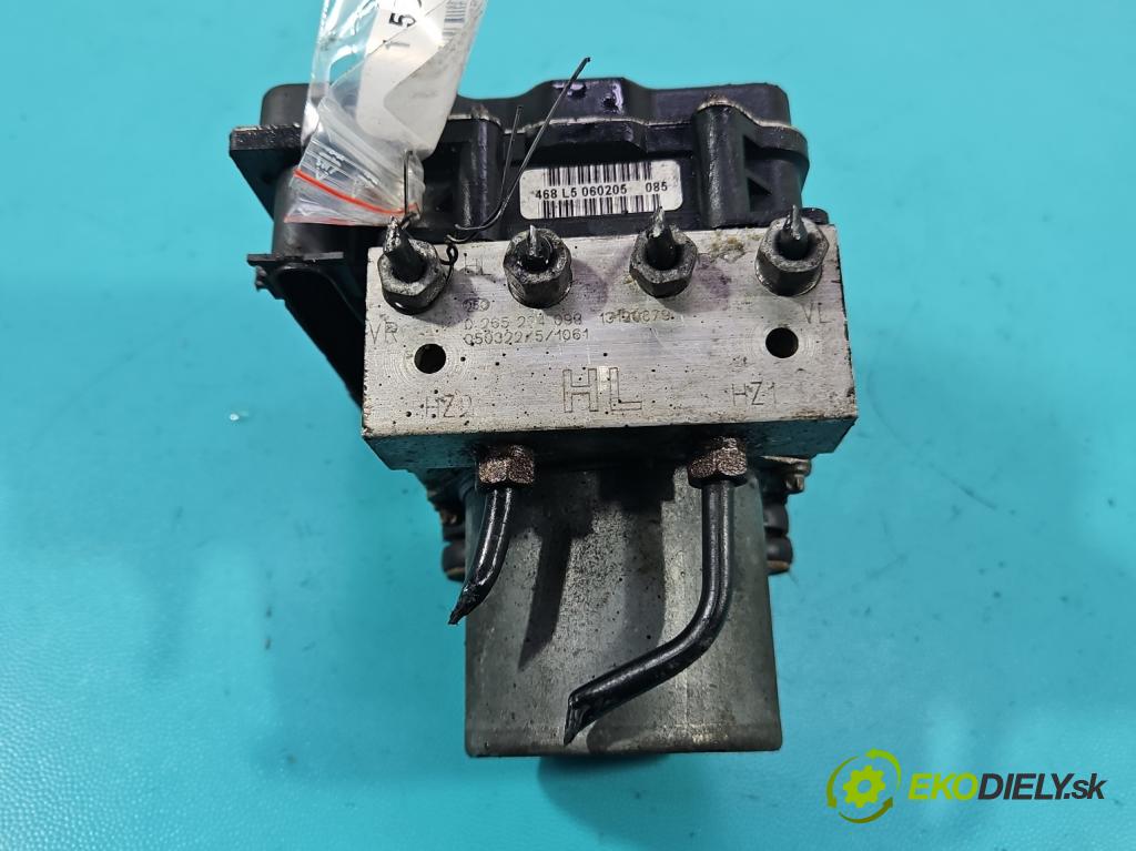 Opel Meriva A 2002-2010 1.8 16V 125 HP manual 92 kW 1796 cm3 5- čerpadlo abs 0265950350 (Pumpa ABS)