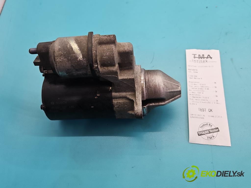 Opel Meriva A 2002-2010 1.8 16V 125 HP manual 92 kW 1796 cm3 5- štartér 0001107435 (Štartér)