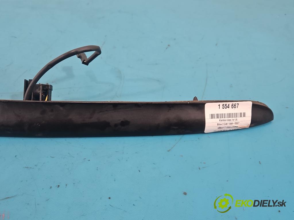 Bmw 3 E46 1998-2007 2.0 16V 143 HP manual 105 kW 1995 cm3 4- rukoväť kufrové dvere zadné