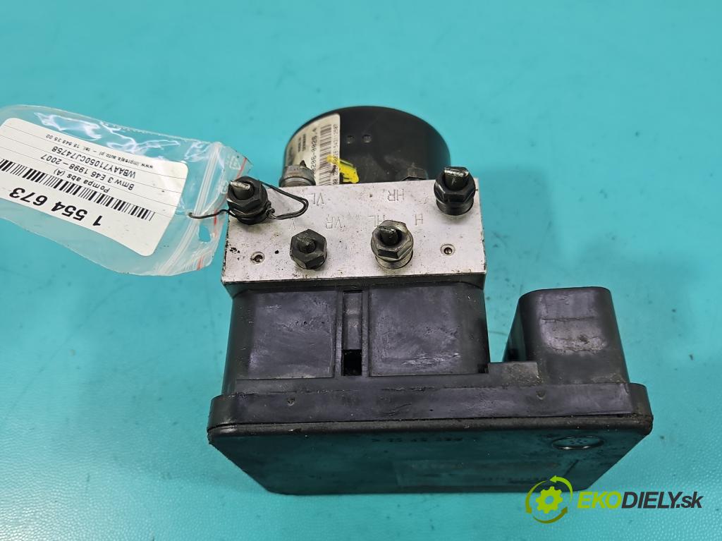 Bmw 3 E46 1998-2007 2.0 16V 143 HP manual 105 kW 1995 cm3 4- čerpadlo abs 6759045 (Pumpa ABS)