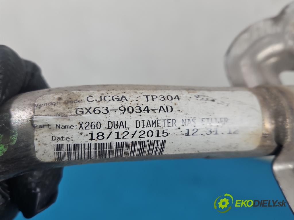 Jaguar XF II X260 2015- 3.0 V6 340KM: automatic 250 kW 2995 cm3 4- Nalievacie hrdlo: palivo GX63-9034-AD