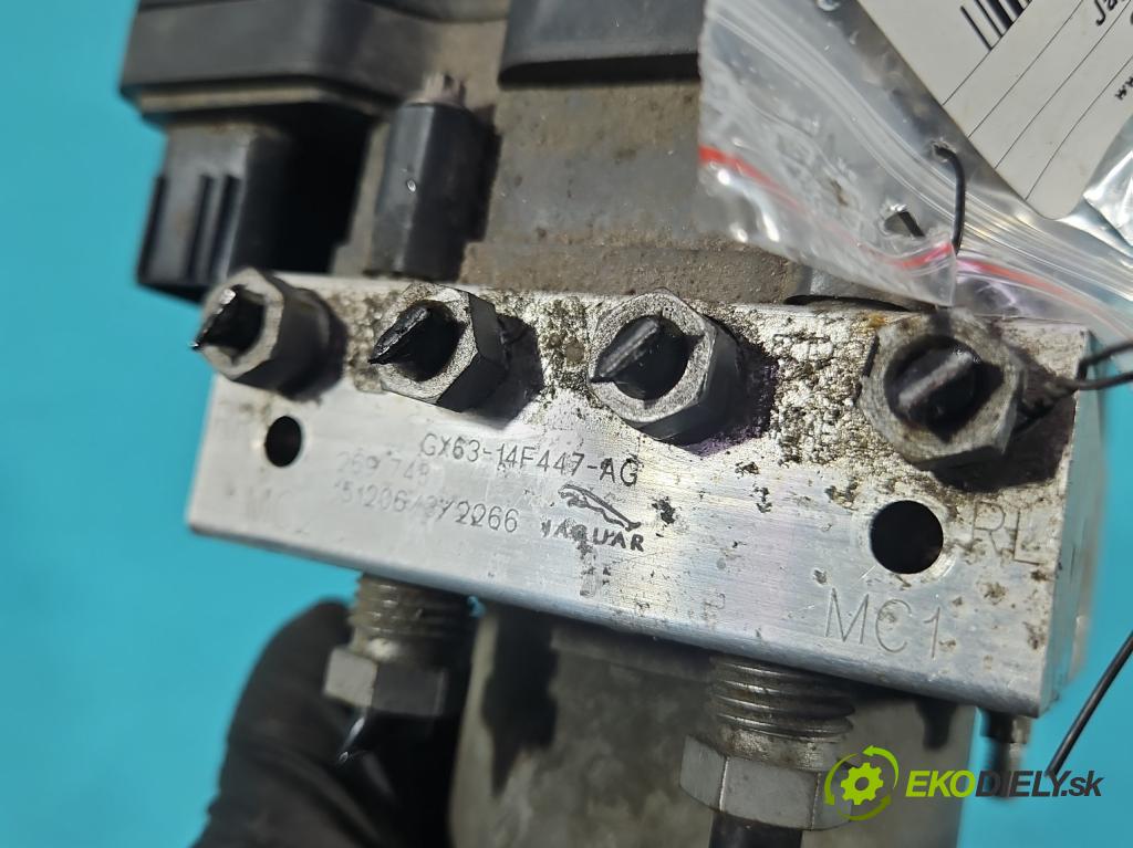 Jaguar XF II X260 2015- 3.0 V6 340KM: automatic 250 kW 2995 cm3 4- čerpadlo abs GX63-14F447-AG (Pumpa ABS)