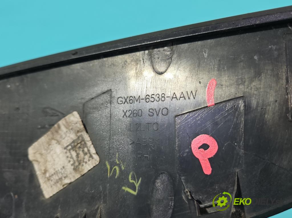 Jaguar XF II X260 2015- 3.0 V6 340KM: automatic 250 kW 2995 cm3 4- blenda mriežka: nárazník pravé GX6M-6538-AAW