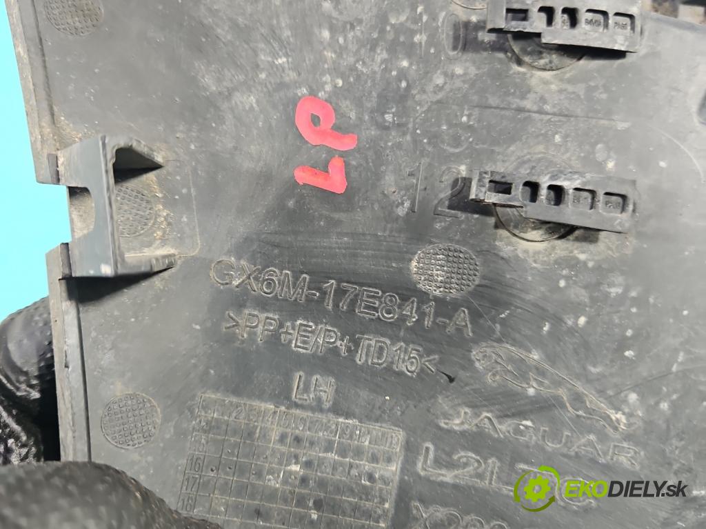 Jaguar XF II X260 2015- 3.0 V6 340KM: automatic 250 kW 2995 cm3 4- blenda mriežka: nárazník ľavé GX6M-17E841-A