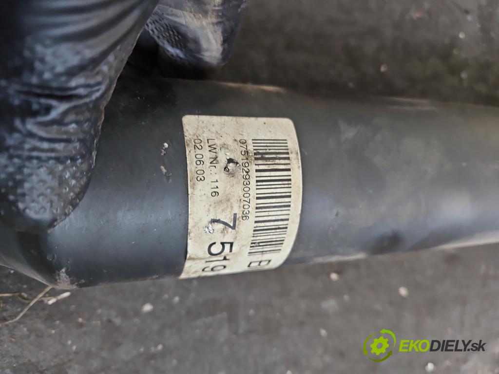 Bmw 3 E46 1998-2007 2.0 16V 143 hp manual 105 kW 1995 cm3 4- hřídel hnací zadní 7519293 (Kardanový hřídel)