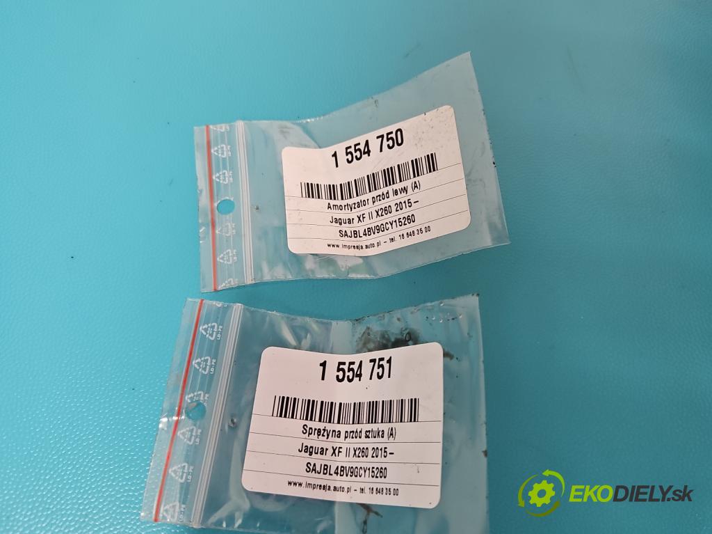 Jaguar XF II X260 2015- 3.0 V6 340KM: automatic 250 kW 2995 cm3 4- tlmič predné ľavý  (Kľučka dverí ostatné)