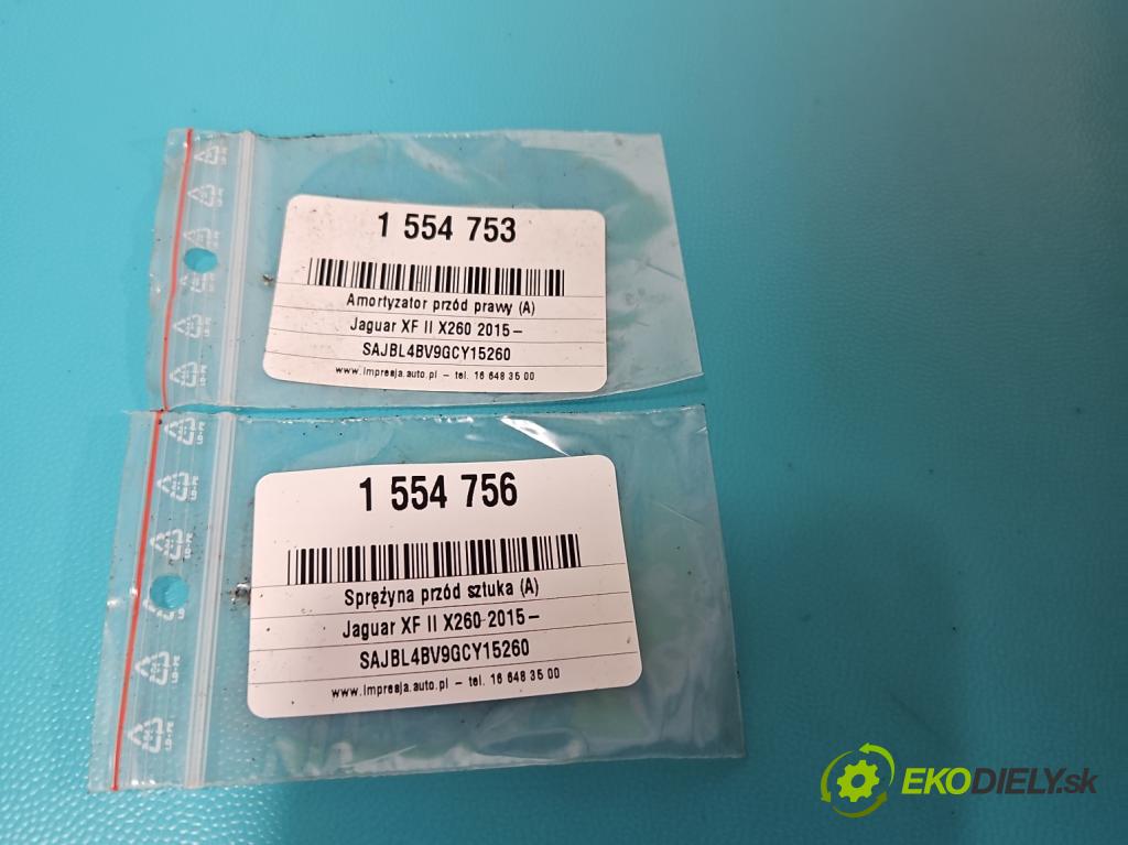 Jaguar XF II X260 2015- 3.0 V6 340KM: automatic 250 kW 2995 cm3 4- tlmič predné pravý  (Kľučka dverí ostatné)