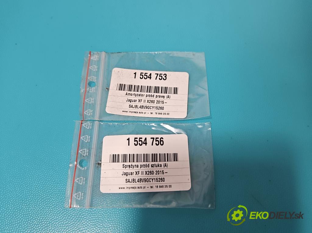 Jaguar XF II X260 2015- 3.0 V6 340KM: automatic 250 kW 2995 cm3 4- pružina predné