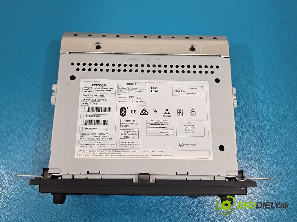 Renault Express 1.5 dci 95 HP manual 70 kW 1461 cm3 5- Radio originál 280215396R