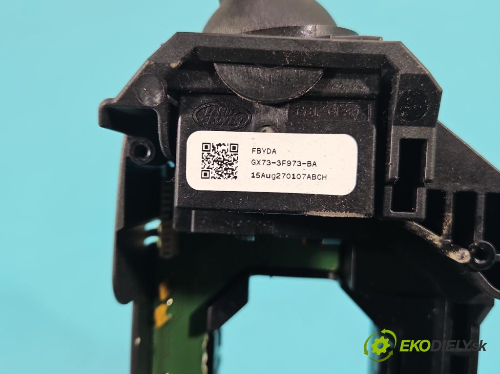 Jaguar XF II X260 2015- 3.0 V6 340KM automatic 250 kW 2995 cm3 4- Přepínač sdružený GX73-13N064-DA (Páčky pod volantem)