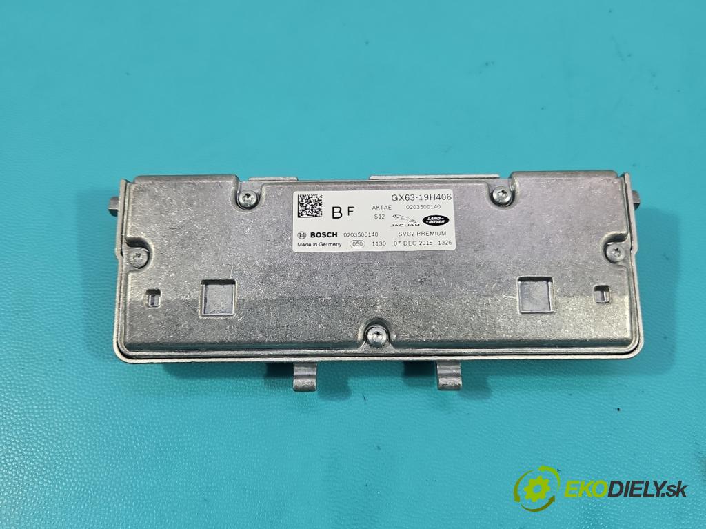 Jaguar XF II X260 2015- 3.0 V6 340KM: automatic 250 kW 2995 cm3 4- Kamera predné GX63-19H406