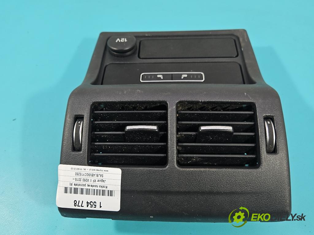 Jaguar XF II X260 2015- 3.0 V6 340KM: automatic 250 kW 2995 cm3 4- Mřížka: kúrenia ostatné BJ32-014A22-AD