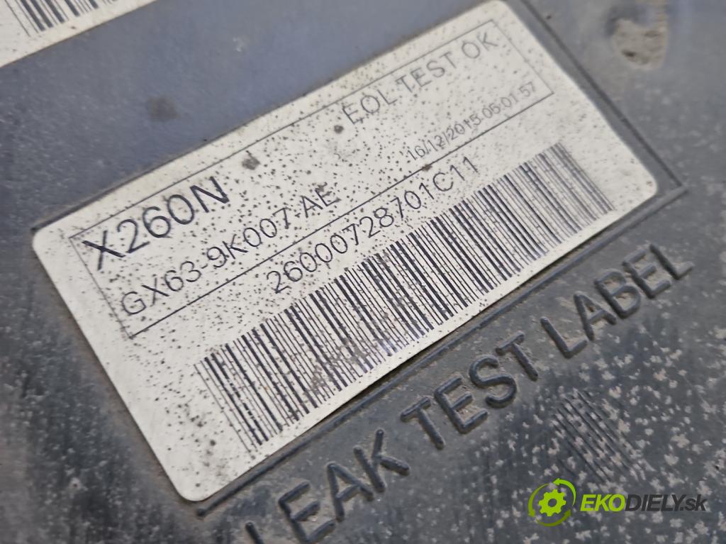 Jaguar XF II X260 2015- 3.0 V6 340KM: automatic 250 kW 2995 cm3 4- Nádrž: palivo GX63-9K007-AE (Palivová nádrž)